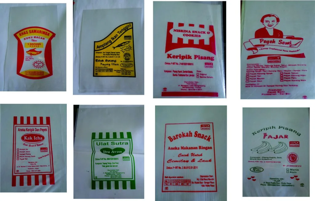 Sablon Plastik Kacang