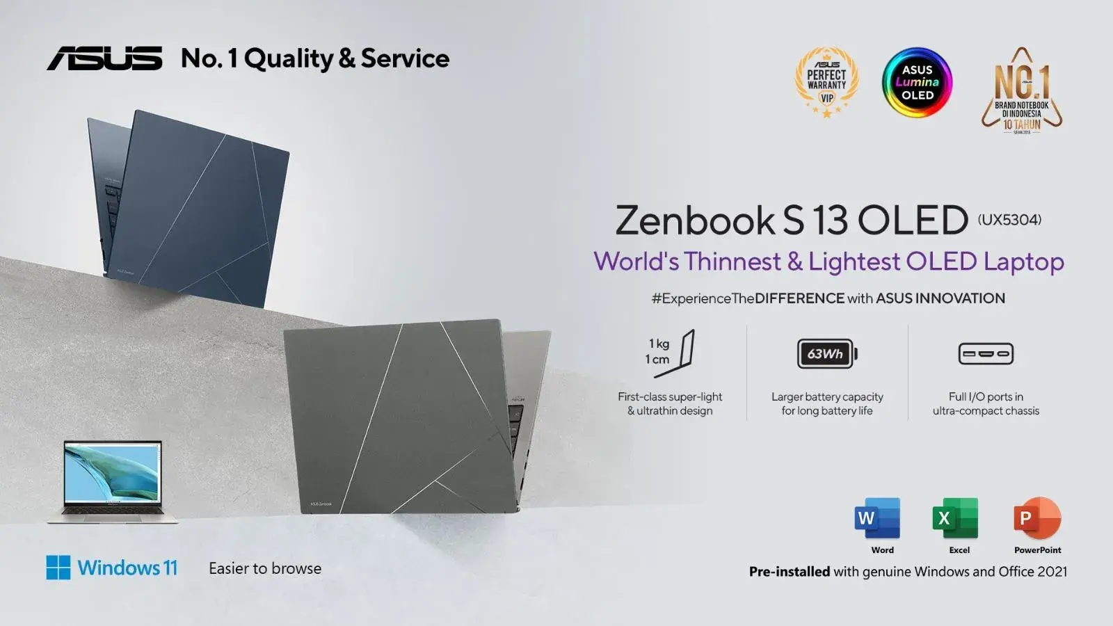 Menjajal Kemudahan Portabilitas ASUS ZenBook S13 OLED UX5304