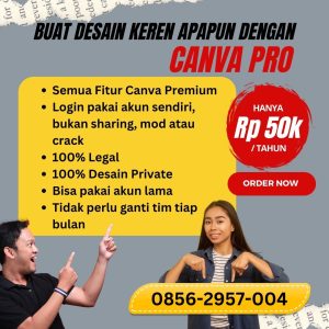 Jual Akun Canva Pro Premium Bergaransi