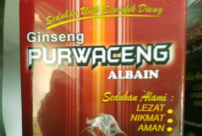 Purwaceng minuman khas dieng