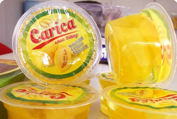 carica makanan khas dieng